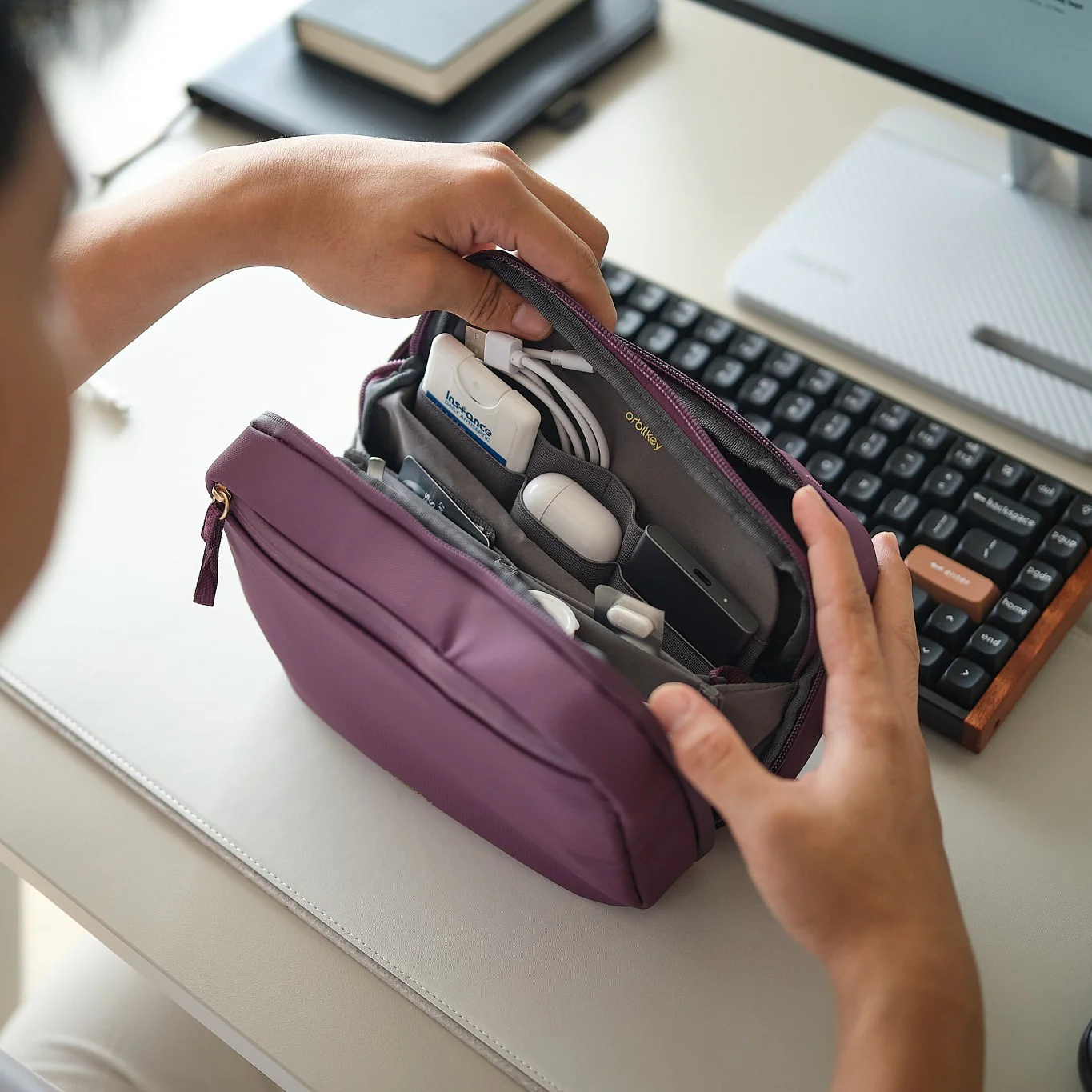 2-in-1 Tech Accessory Pouch - Image 37