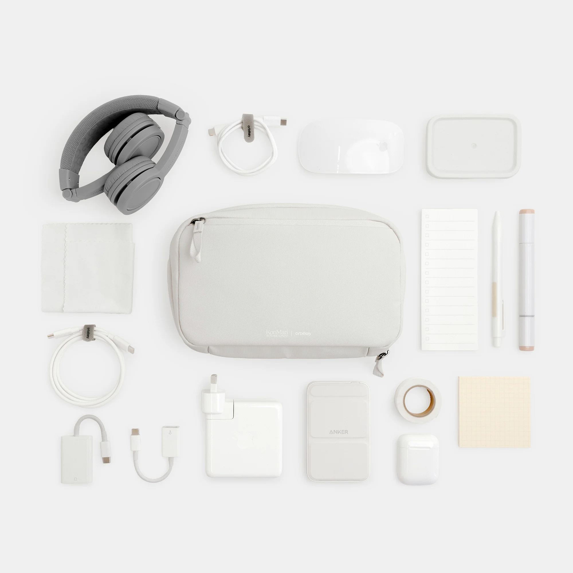 KonMari | Orbitkey 2-in-1 Tech Accessory Pouch - Image 8